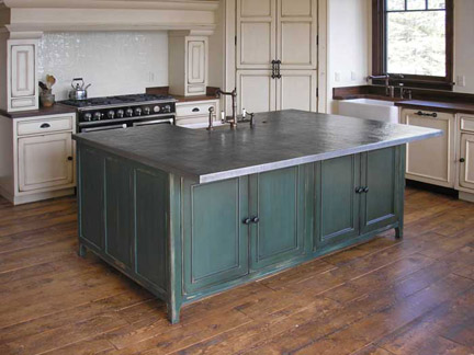 French Country Countertops Zinc