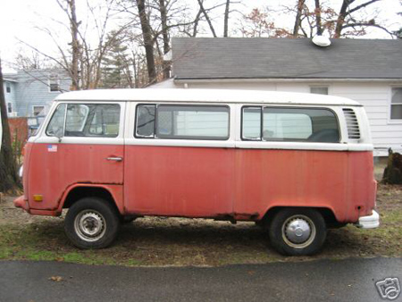 An old VW Bus that I can paint any color